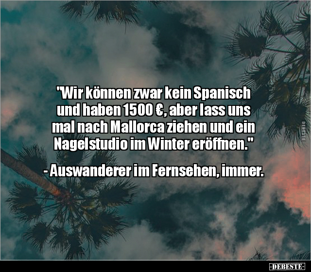 mallorca Witze und Sprüche DEBESTE.de