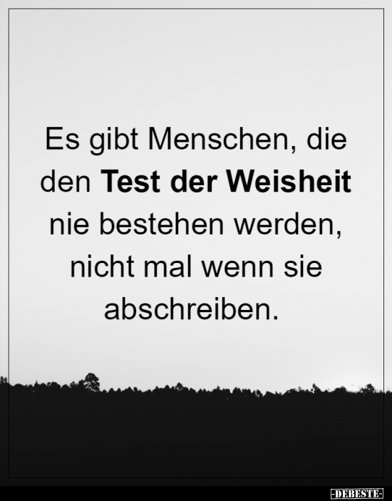 Es Gibt Menschen, Die Den Test Der Weisheit Nie.. | Lustige Bilder, Sprüche, Witze, Echt Lustig 703_x_550_png