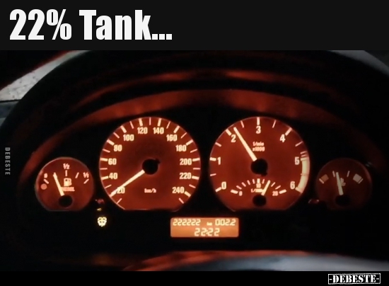 22 Tank... Lustige Bilder, Sprüche, Witze, echt lustig