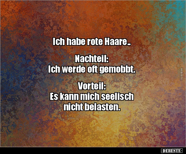 rote haare Witze und Sprüche DEBESTE.de