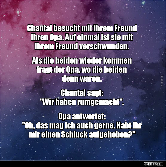chantal Witze und Sprüche DEBESTE.de