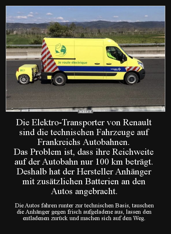 Die ElektroTransporter von Renault sind die technischen.. Lustige
