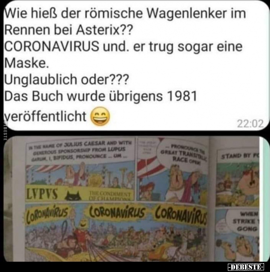 Wie hieß der römische Wagenlenker im Rennen bei.. Lustige Bilder