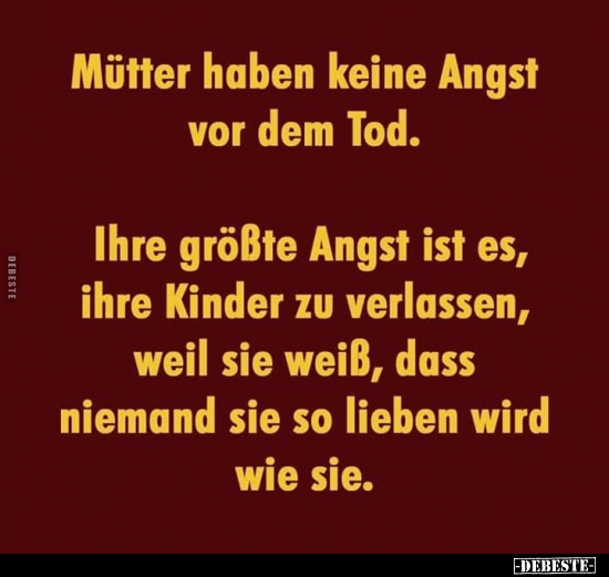 Mütter Haben Keine Angst Vor Dem Tod... | Lustige Bilder, Sprüche, Witze, Echt Lustig 521_x_550_png