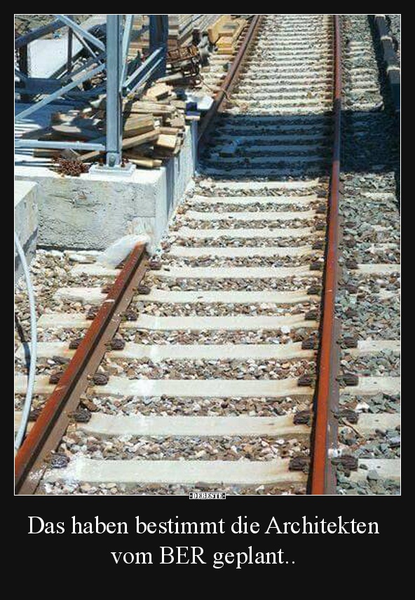 Das haben bestimmt die Architekten vom BER geplant.. Lustige Bilder