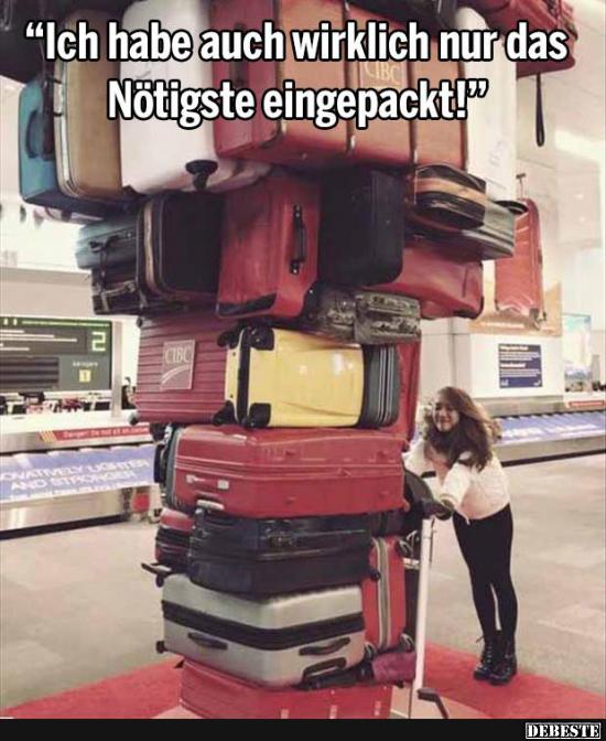 Zu viele Koffer? Nee! Lustige Bilder auf