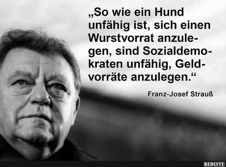 So wie ein Hund unfähig ist, sich einen Wurstvorrat.. Lustige Bilder, Sprüche, Witze, echt lustig