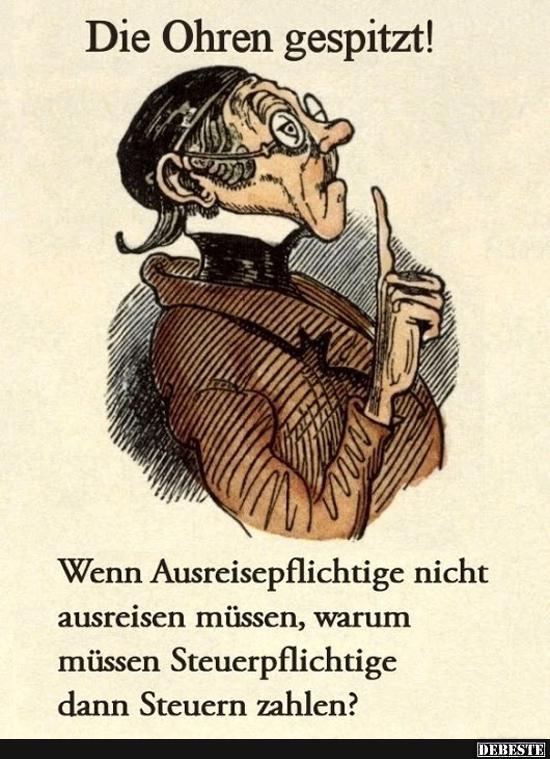 Die Ohren gespitzt! Lustige Bilder, Sprüche, Witze, echt lustig