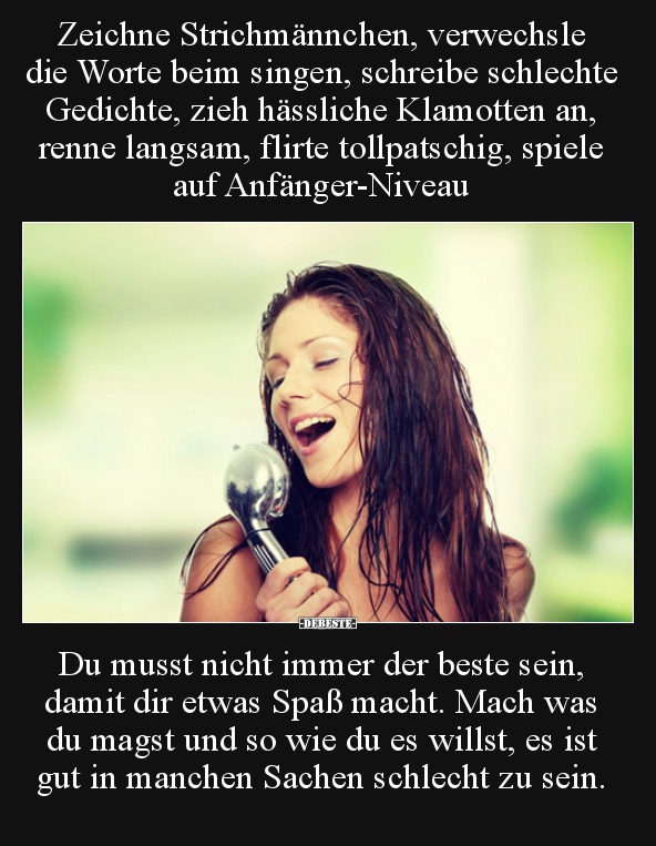 Zeichne Strichmännchen, verwechsle die Worte beim singen.. Lustige
