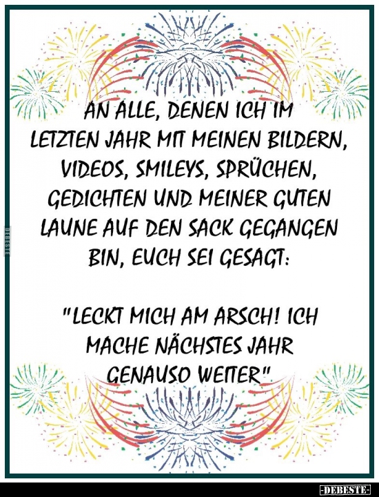 An Alle, Denen Ich Im Letzten Jahr Mit Meinen Bildern.. | Lustige Bilder, Sprüche, Witze, Echt Lustig 720_x_550_jpg
