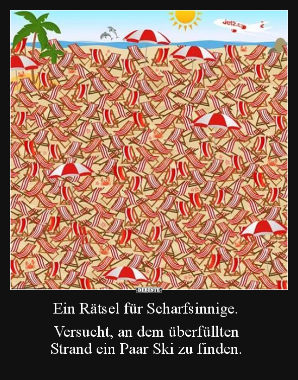 Ein Rätsel für Scharfsinnige.. Lustige Bilder, Sprüche, Witze, echt