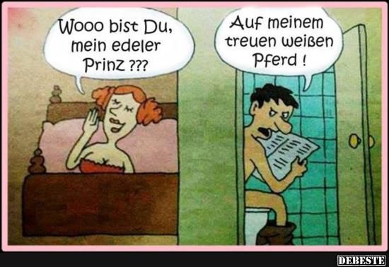 Wooo bist Du mein edeler Prinz? Lustige Bilder, Sprüche, Witze, echt