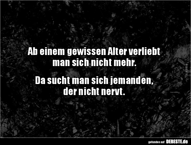 Ab Einem Gewissen Alter Verliebt Man Sich Nicht Mehr.. | Lustige Bilder, Sprüche, Witze, Echt Lustig 485_x_640_jpg