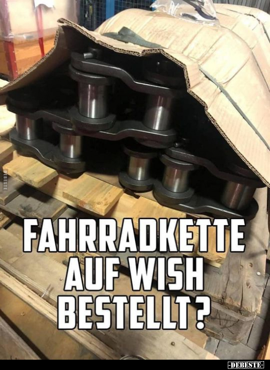 Fahrradkette auf Wish bestellt?.. DEBESTE.de