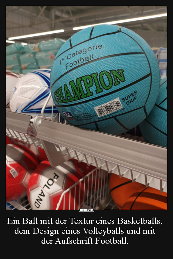 Ein Ball mit der Textur eines Basketballs, dem Design.. Lustige
