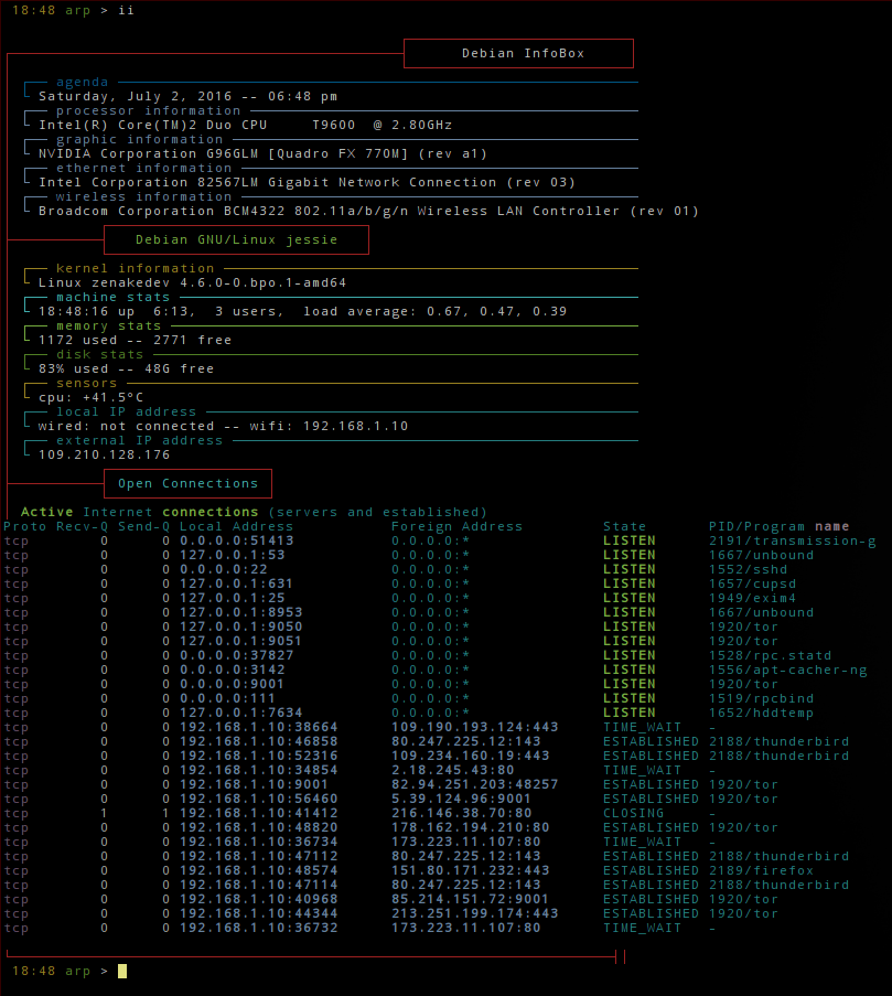 Fichier de configuration ZSH / Wiki / Debianfacile