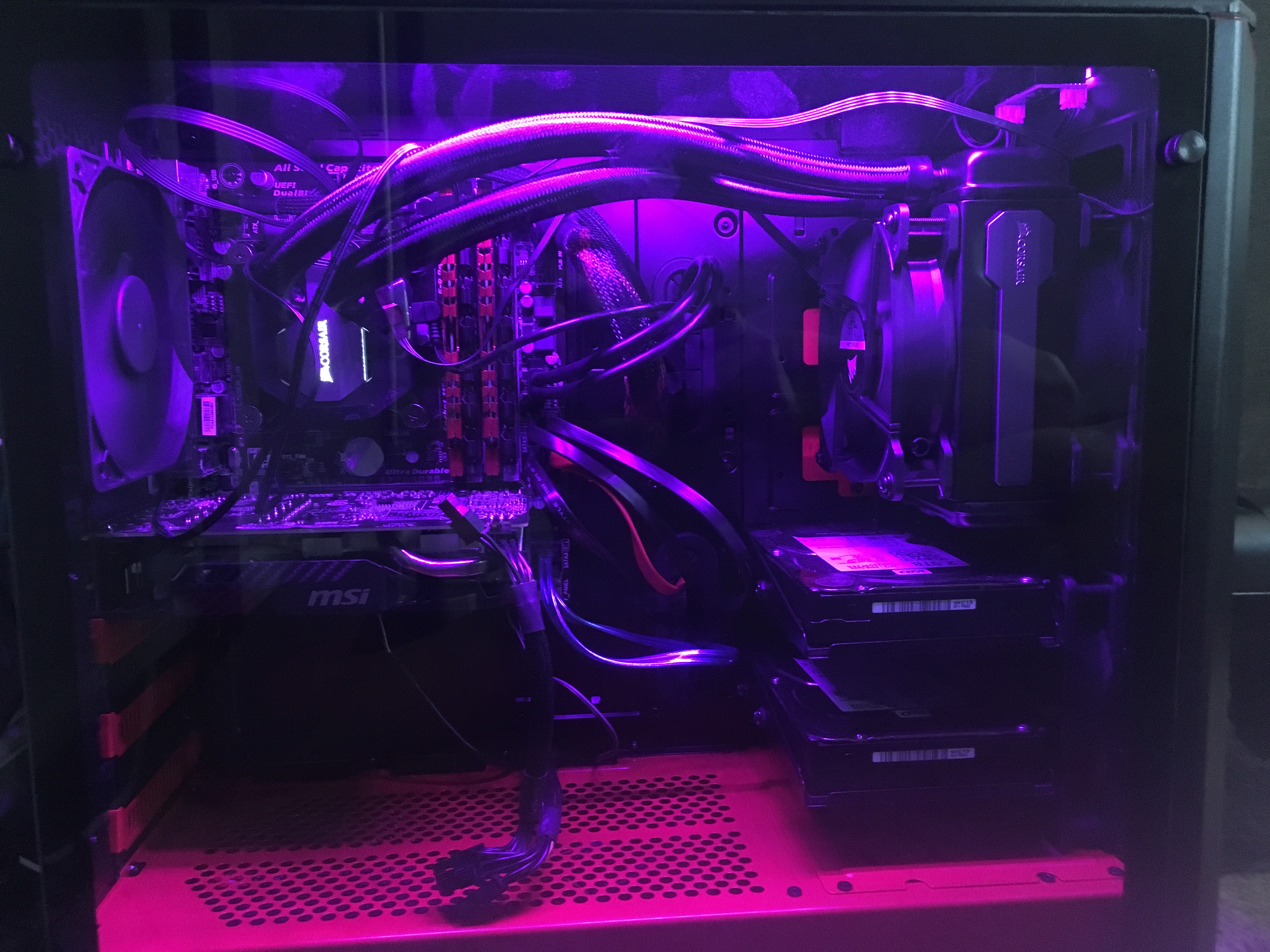 Phanteks p400s Custom Liquid Cooling Loop