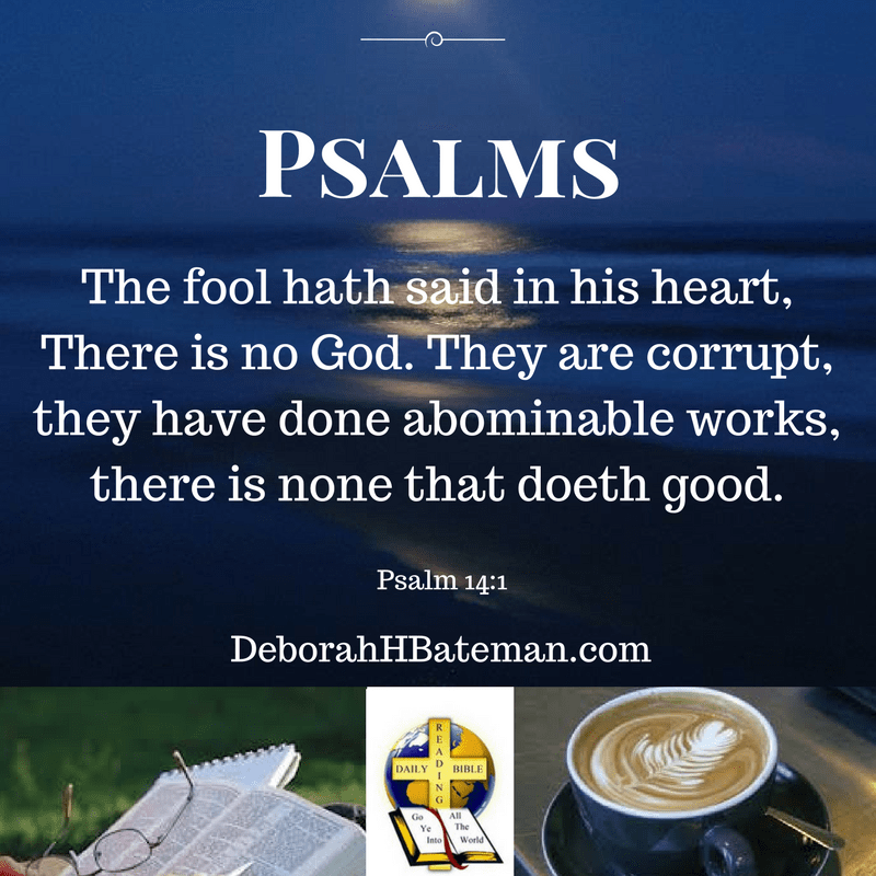 Daily Bible Reading "The Fool Says There Is No God" (Psalm 1417