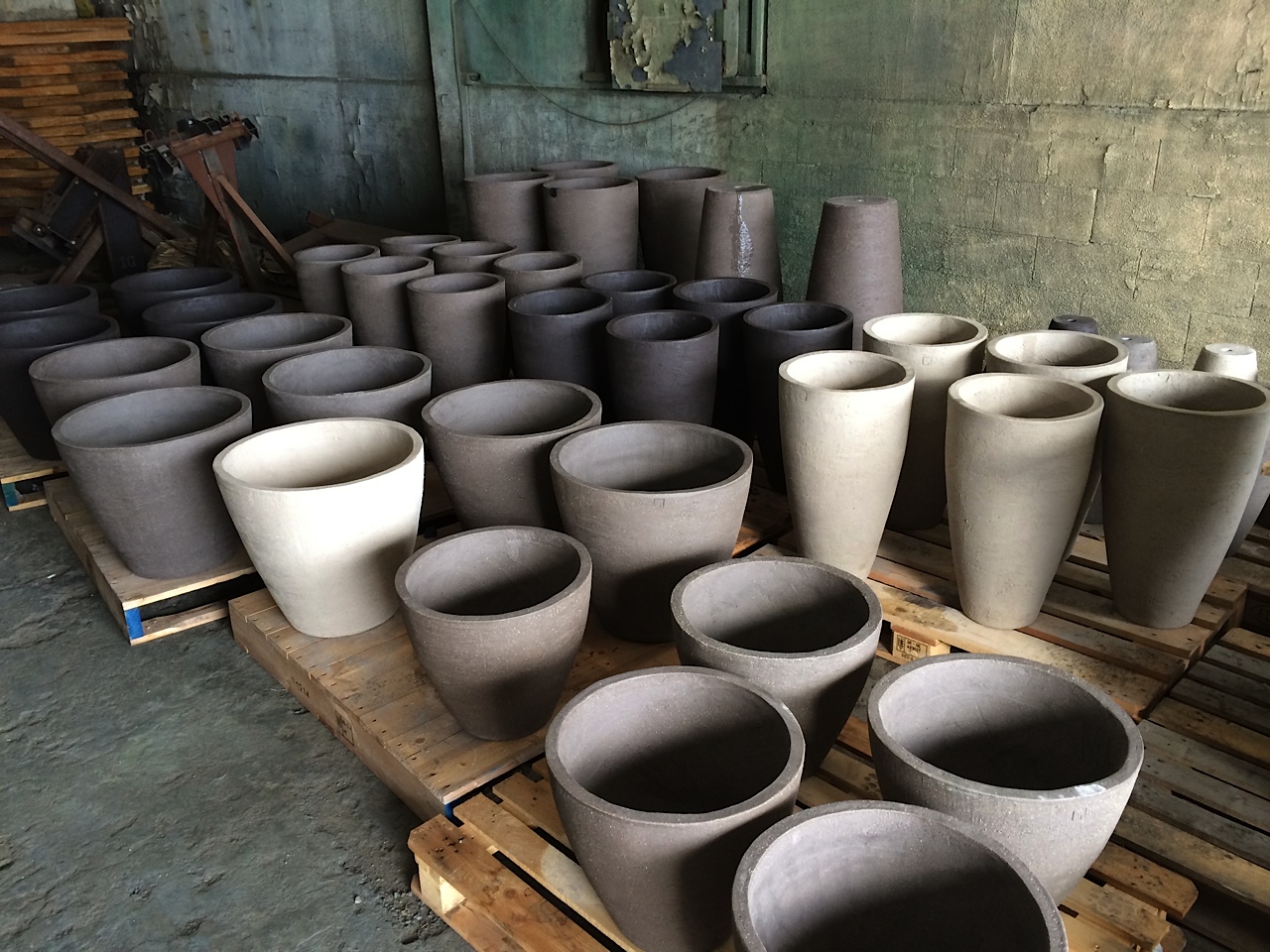 Stoneware Garden Pots Fasci Garden