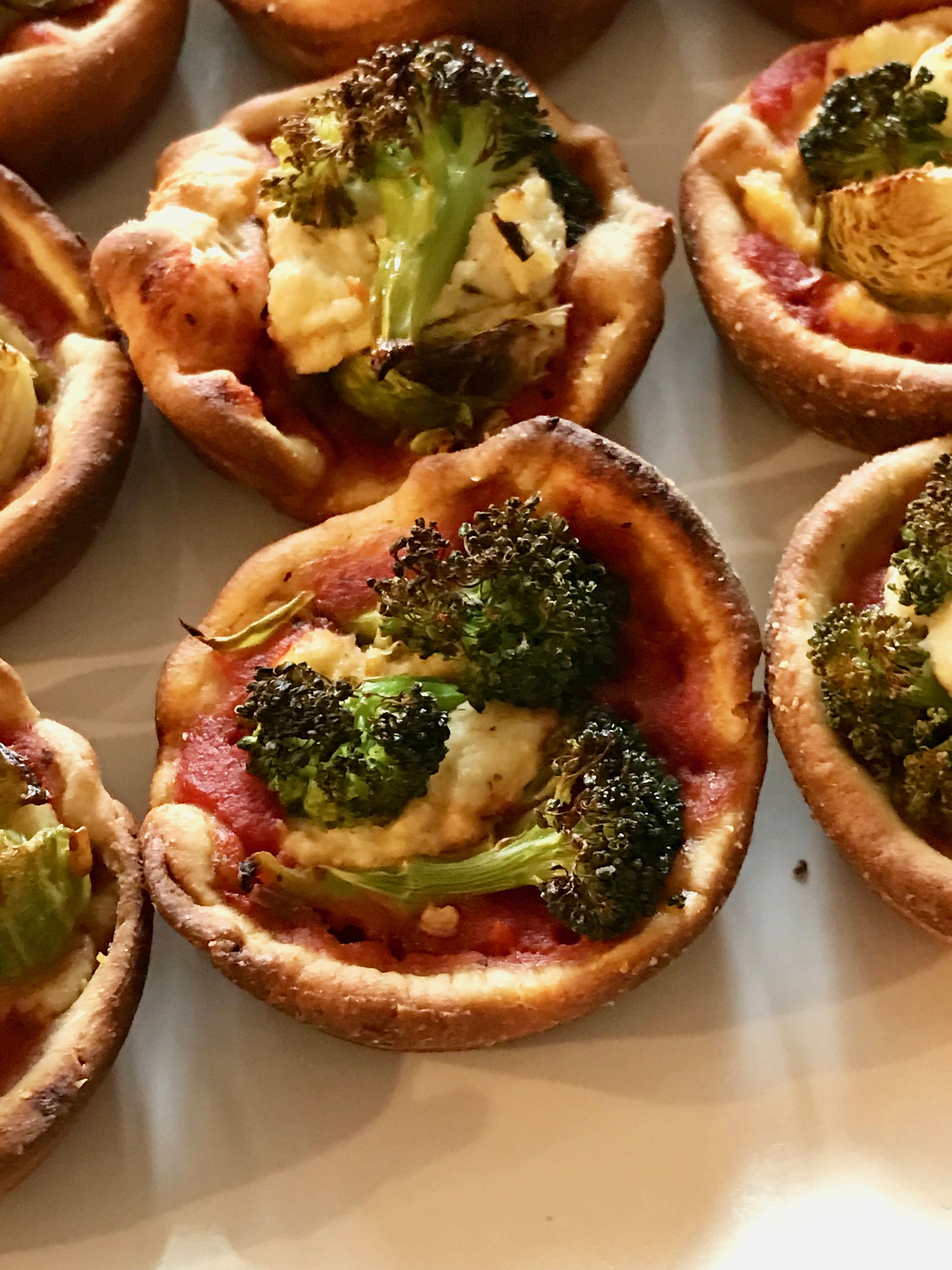 Pizza muffins with vegan ricotta Debra Klein Easy Plant Based Recipes