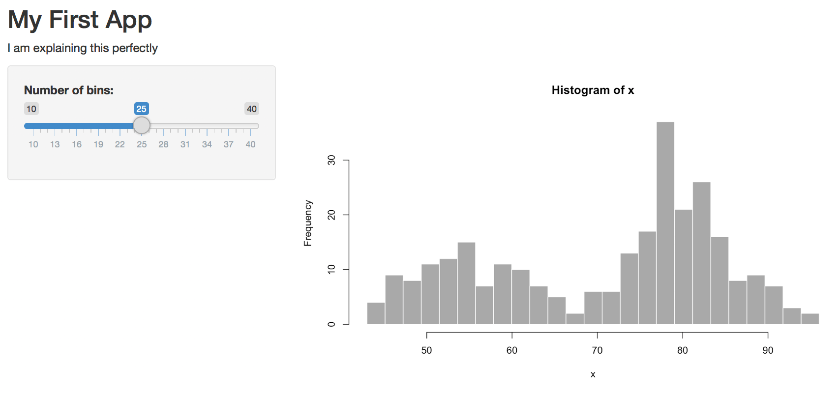 1 Your First Shiny App Building  Apps with R Shiny