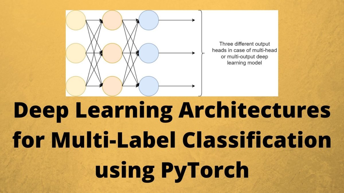 Deep Learning Architectures for MultiLabel Classification using PyTorch