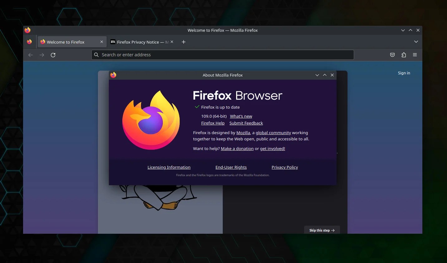 Firefox 109 Released with Manifest V3 Extensions Support