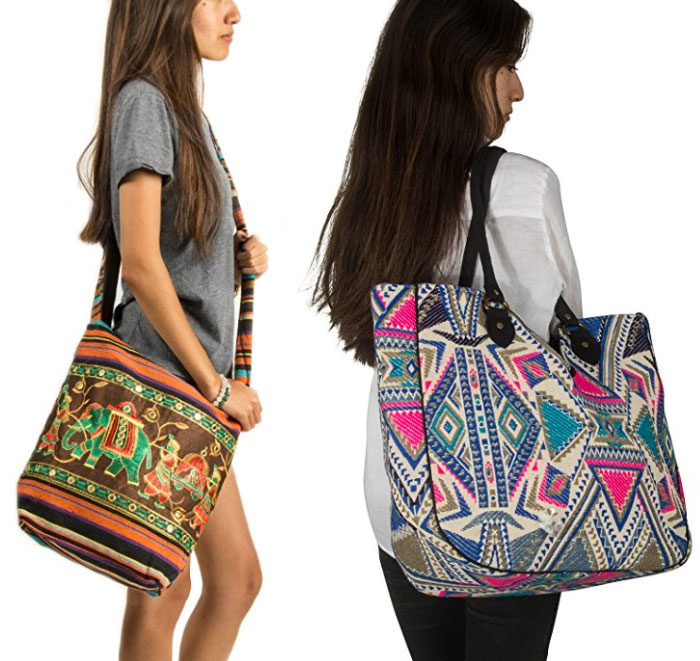 Fair Trade Bags for Summer by Tribe Azure Decadent Dissonance