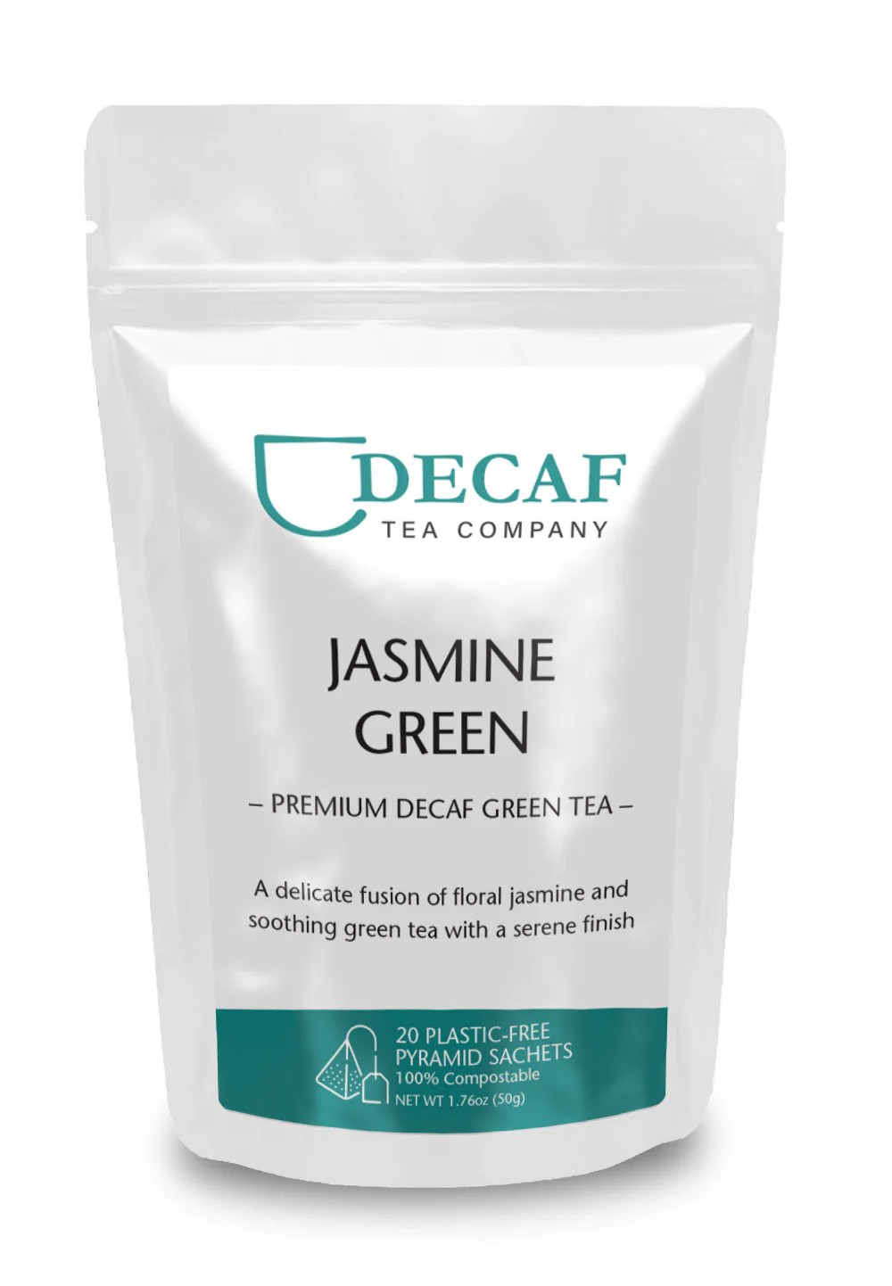 Decaffeinated Jasmine Green Tea Decaf Tea Company