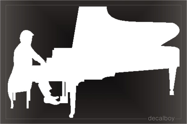 Piano Decals & Stickers Decalboy