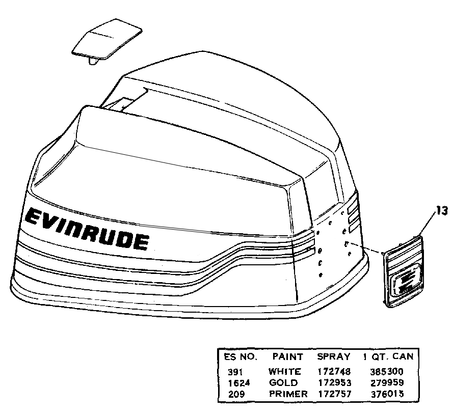 1977 Evinrude 85/115 Power Tilt &amp; Trim (140)