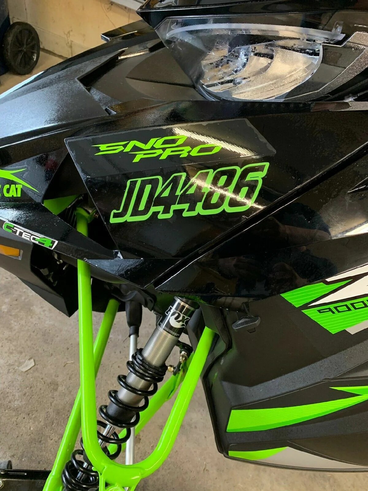 Snowmobile & ATV Registration Numbers Lettering Vinyl Decal Decals Hut