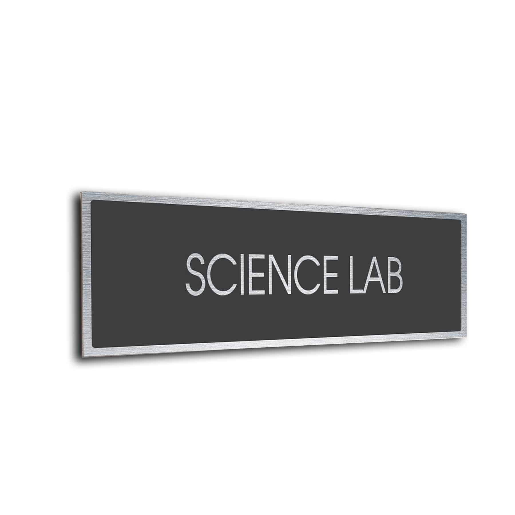 Science Lab Door Sign. Clearly label every room in your facility with our stylish modern door