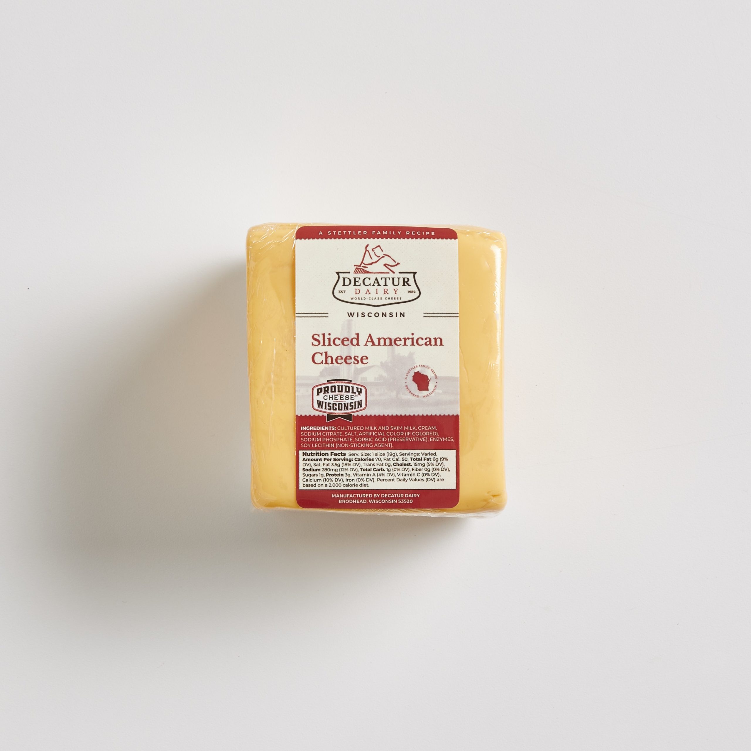 Sliced American (1 lb) Decatur Dairy