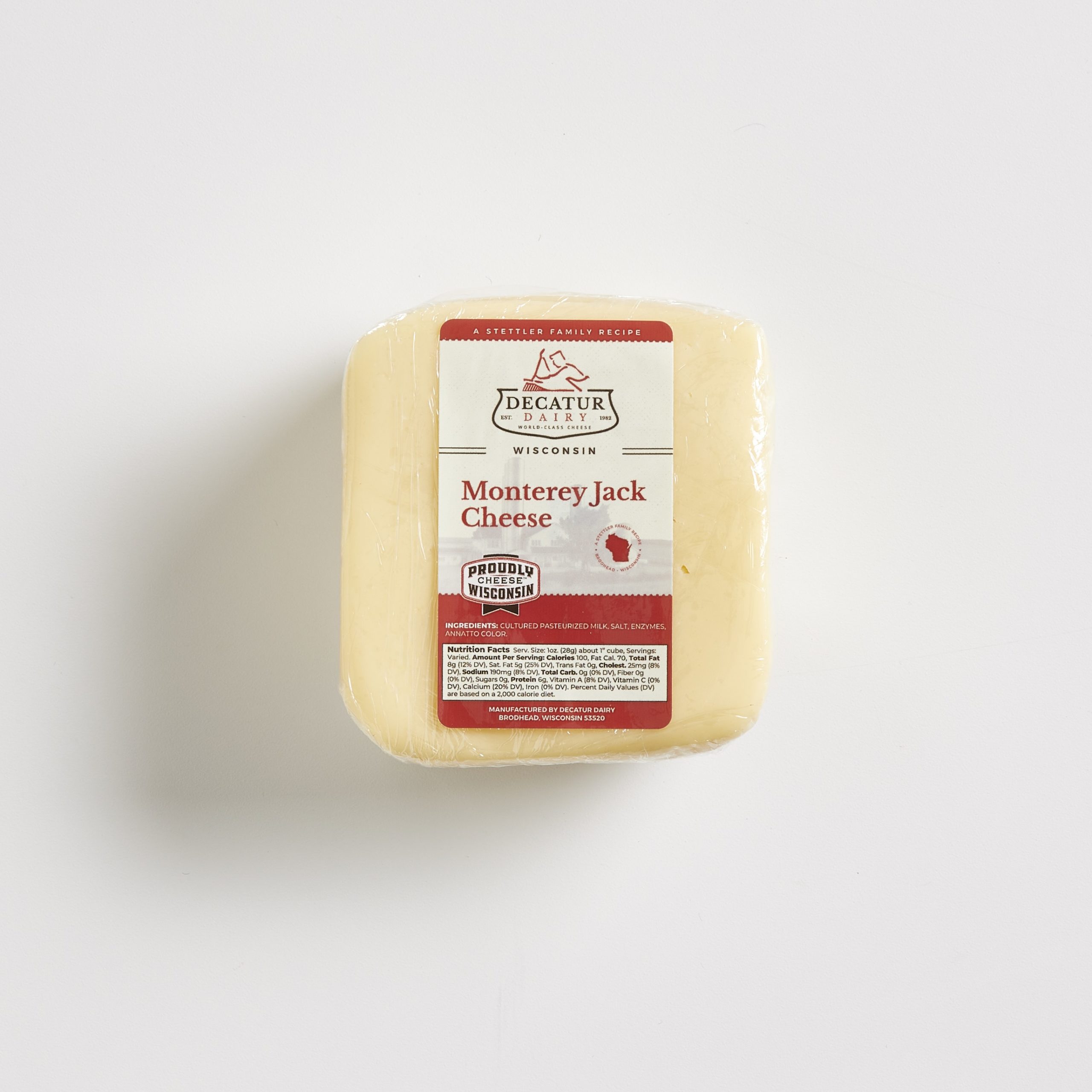 Monterey Jack (1 lb) Decatur Dairy
