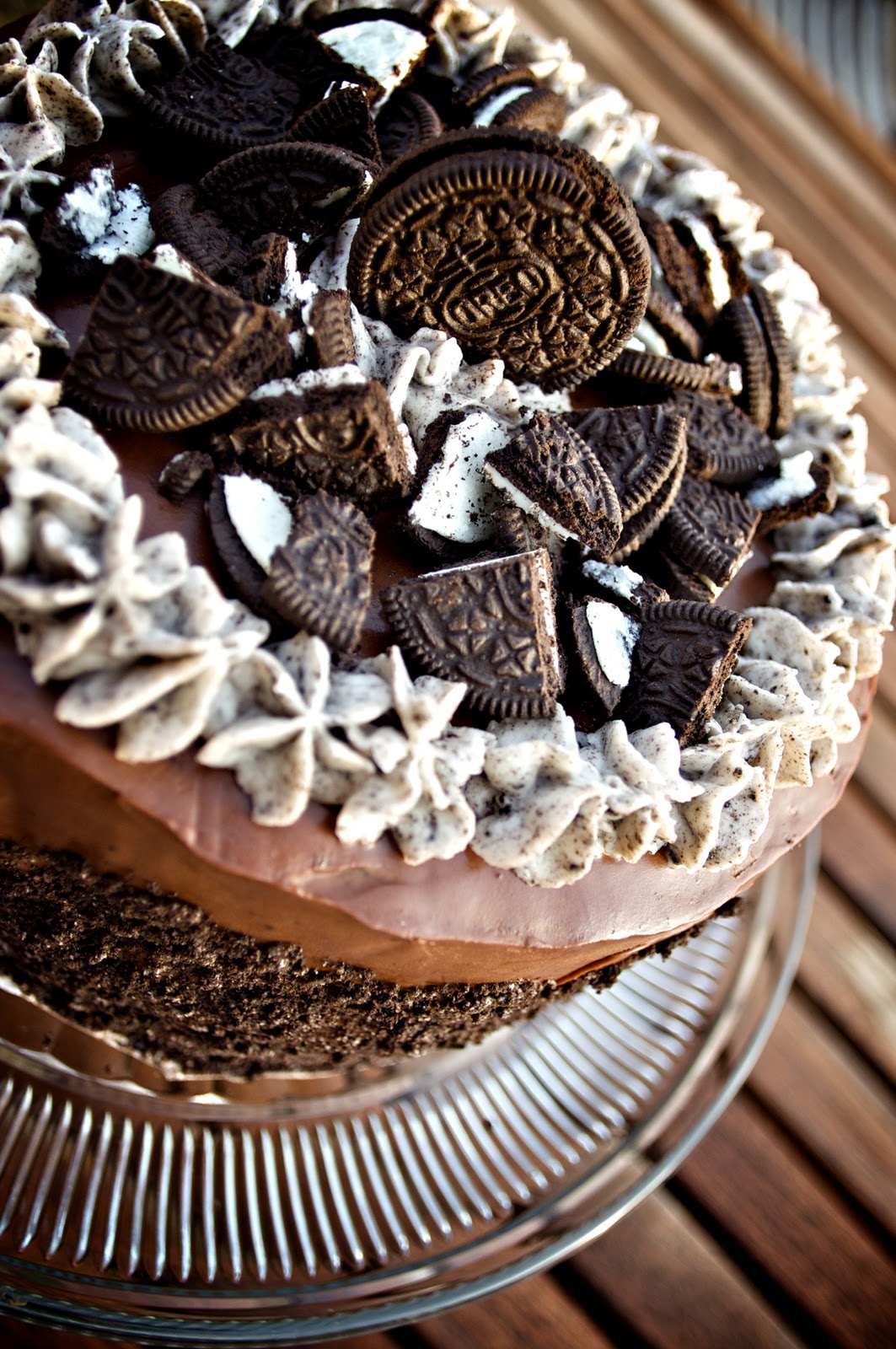 Tarta de galletas Oreo (Oreo Cake u Oreo pie) De Chocolate