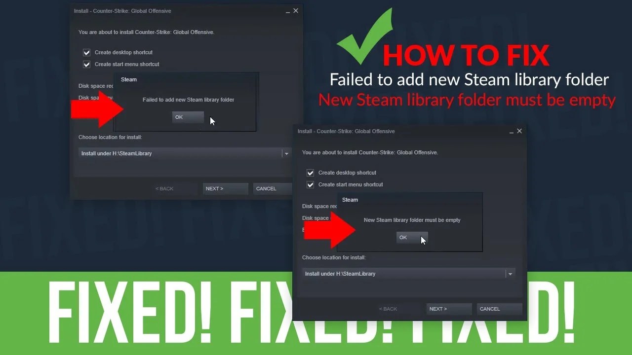How to Fix "Failed To Add New Steam Library Folder" Error Decidel