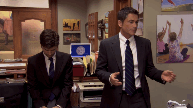 Today in TV History Adam Scott and Rob Lowe Gave ‘Parks &amp; Rec’ Its