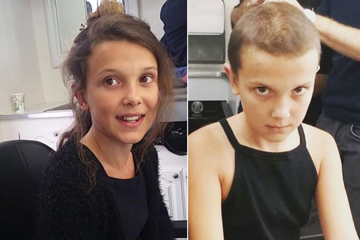 This Video Of Millie Bobby Brown Shaving Her Head For ‘Stranger Things