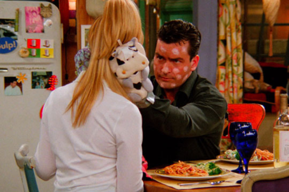 Today In TV History Charlie Sheen, Future Love Interest of One Phoebe