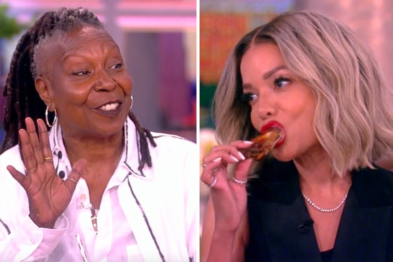 Whoopi Goldberg Refuses To Join ‘Hot Ones’ Challenge With Sean Evans On ‘The View’: “I’m Not Following Anybody Into The Bathroom”