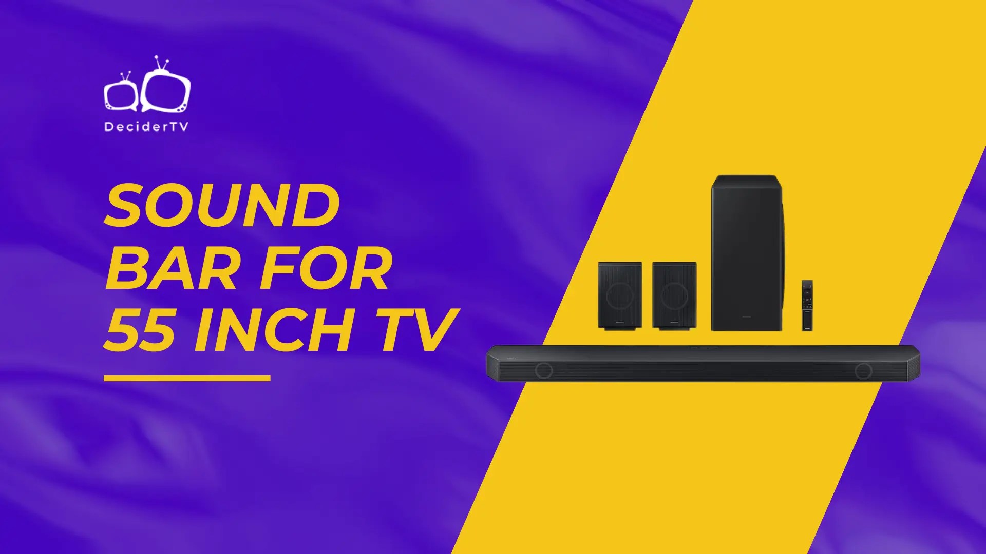 What Size Sound Bar For 55 Inch Tv? 10 Best Picks of 2024