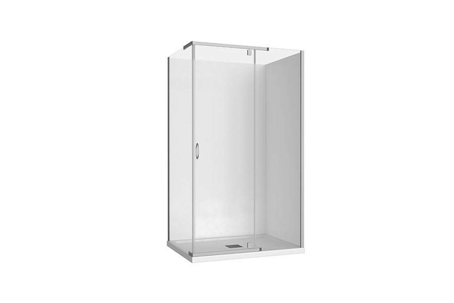 Decina Cascade 900/1000/1200 SemiFrameless Pivot Shower Screen