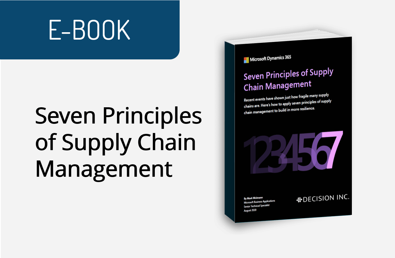 Seven Principles of Supply Chain Management Decision Inc.