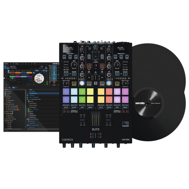 Reloop ELITE 2Channel Mixer for Serato DJ Pro Deckademics