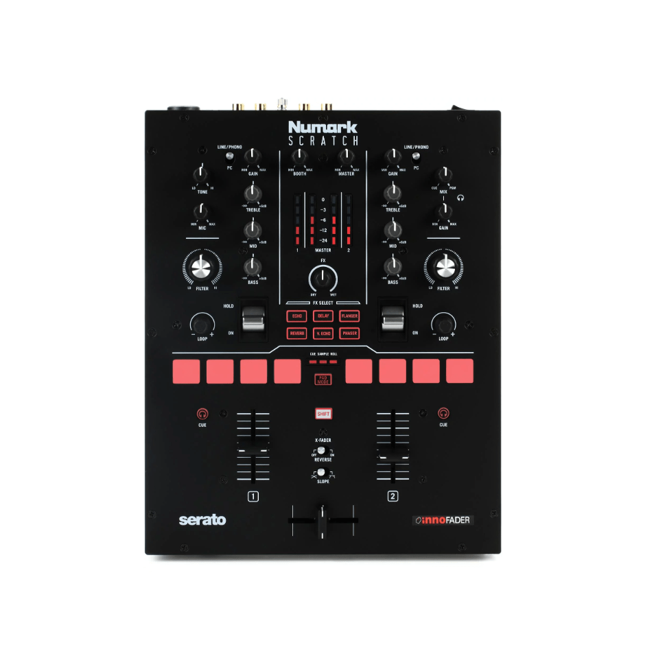 Numark Scratch 2Channel Mixer for Serato DJ Pro Deckademics