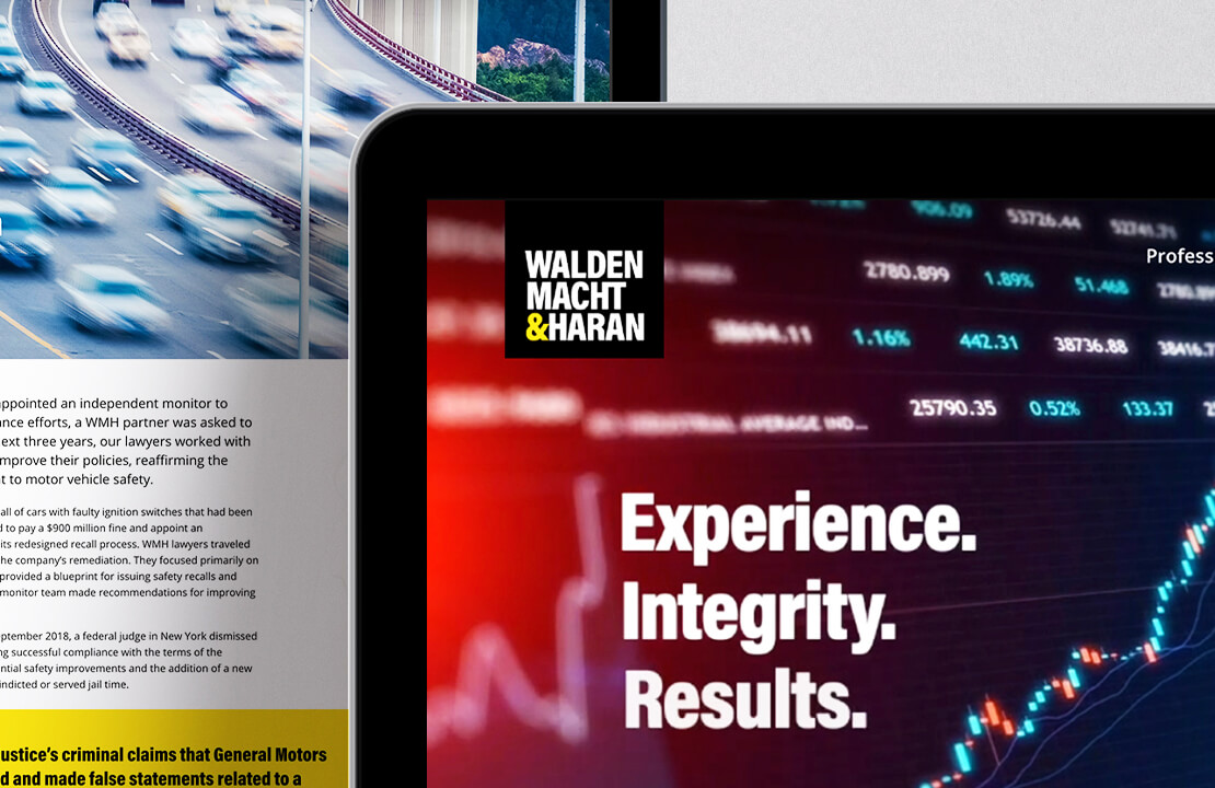 Walden Macht site Design — Decker Design Law Firm site