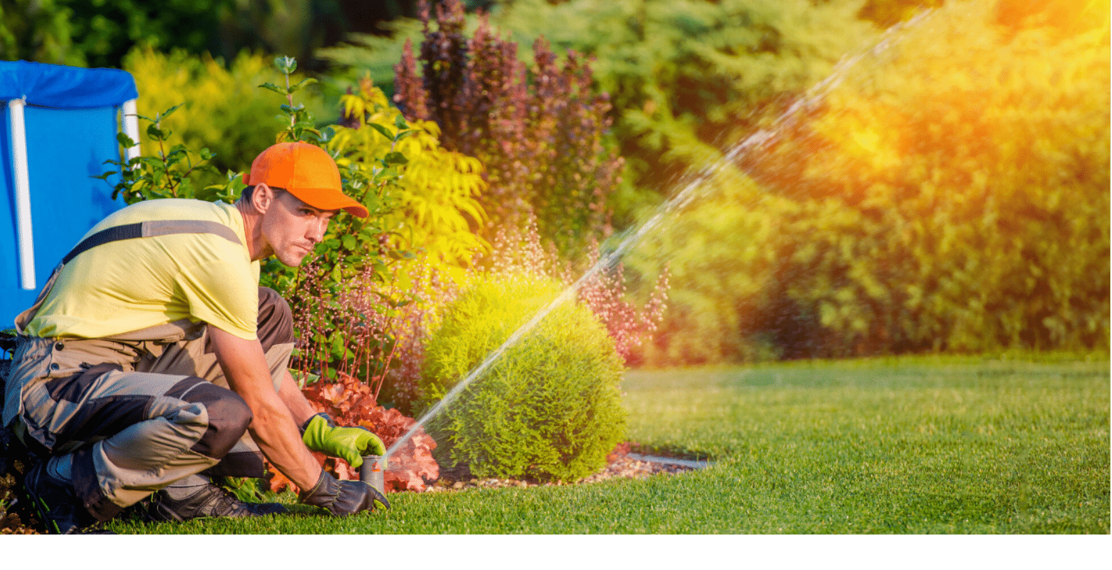 Automatic garden watering in Beaconsfield Decking Network