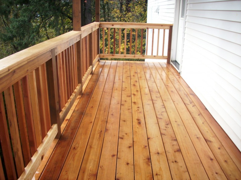Portland cedar deck Deck Masters, LLC