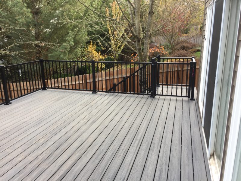 Trex Island mist deck Deck Masters, LLC